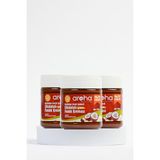 Aroha Hindistan Cevizi Şekerli Çikolatalı Fındık Kreması %72 Fındık 3'lü Paket (180 g x 3 Adet) - 540 gr
