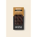 AROHA Stevia İle Tatlandırılmış %80 Kakao Şekersiz Bitter Çikolata 80 g e