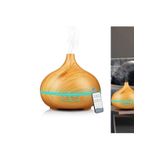 Aroma Difüzör Gece Işığı 7 Led Nemlendirici Kumandalı Buhar Makinesi 550 ml