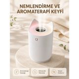 Aroma Difüzör Hava Nemlendirici Sessiz Çalışma LED Gece Lambası - DİĞER