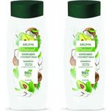 Aroma Natural Avocado Coconut Milk 2x400 ml %95 Bitkisel Şampuan