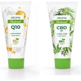 Aroma Natural Q10 75 ml + Cbd ve Kakao Yağı % 96 Bitkisel El Kremi 75 ml