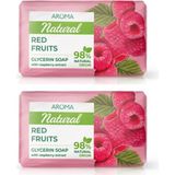 Aroma Natural Yüz Yıkama Sabunu Aroma Natural Elementler Kırmızı Meyveler 2 X 100 Gr