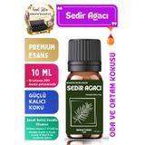 Aroma Terapi Lab Sedir Ağacı - Esansiyel Koku Yağı - Oda Ve Ortam Kokusu - Aromatik Uçucu Yağ 10ml