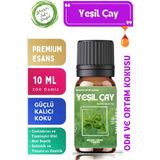 Aroma Terapi TR Yeşil Çay Saf Esansiyel Yağ Oda ve Ortam Kokusu Aromatik Uçucu Yağ 10 ml
