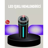 Aromaterapi Özellikli Ultrasonik Hava Nemlendirici LED Atmosfer Işığı Midastech - Çok Renkli