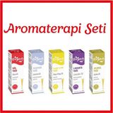 Aromaterapi Yağ Seti (Gül,yasemin,ylang Ylang,lavanta,jojoba)20 ml 5'li Set Damlalıklı - 5 Adet