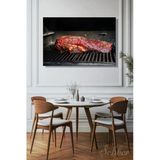 Aromatik Ve Gevrek Bir Dış Kabuğa (Bark) Sahip Dana Göğüs Eti (Brisket) Yatay Kanvas Tablo 3560