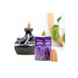 Aromatika Lavanta Aromalı Geri Akışlı Organik Şelale Tütsü (Backflow)