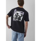 Aromavita Mavi M0612920-900 Mavi Batman Baskılı T-Shirt Erkek Tişort