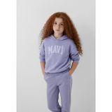Aromavita Mavi M7S10147-70557 Mavi Logo Baskılı Kapüşonlu Kız Çocuk Sweatshirt
