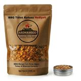 Aromawood Napolyon Kiraz Ağacı ve Biberiye Karışımı Tütsüleme Tütsü Talaşı, Mangal ve BBQ için, 650 gram 2500 ml. Tütsüleme Kutusu Hediyeli | 650 Gram, Mangal ve BBQ Uyumlu, Tütsüleme Kutusu Dahil, Kiraz & Biberiye Karışımı, Fırın ve Tava Uyumlu