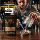 Aromawood Viski & Kokteyl Tütsüleme Talaşı, Kiraz & Portakal | Napolyon Kiraz Ağacı, Portakal Kabuğu Özü, 250 ml / 50 Kullanım, Tütsüleme Kapağı Dahil, İçecek Aroması