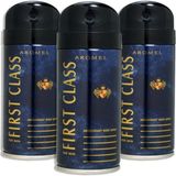 Aromel First Class 3x150 ML Erkek Deodorant