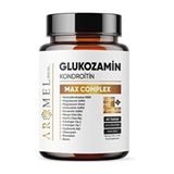 AROMEL Glukozamin Kondroitin Msm, Max Complex | 60 Tablet | Uk Formül, Boswellia,bromelain,oleuropei - Aromasız