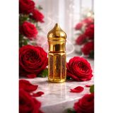 AROMENZA Kırmızı Gül (Jöri) Esansı 3 ml – Premium Kalıcı Konsantre Çiçeksi Ham Parfüm Yağı
