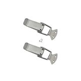 ARON (2 Adet) Sandık Klipsi - Gergi Mandalı - Kaput Kilidi Düz (9cm) Büyük Boy