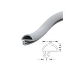 ARON (50 METRE) Beyaz Amerikan Panel Kapı Kasa Fitili Conta 10mm Yandan 50m