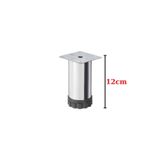 ARON Mega Ayarlanabilir Pingolu (12CM) Krom Ayak Mobilya Dolap Mutfak Banyo Komidin Konsol