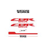 ARONA Honda CBR 125R Sticker Uyumlu Yazı – Yüksek Kalite Özel Kesim Folyo (2'li Set)
