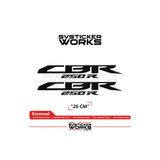 ARONA Honda CBR 250R Sticker Uyumlu Yazı – Yüksek Kalite Özel Kesim Folyo (2'li Set)