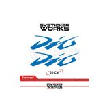 ARONA Honda Dio Sticker Uyumlu Yazı – Yüksek Kalite Özel Kesim Folyo (2'li Set)