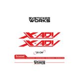 ARONA Honda X-ADV 750 Sticker Uyumlu Yazı – Yüksek Kalite Özel Kesim Folyo (2'li Set)