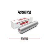 ARONA Metalik Gümüş Gri Renk Folyo (Kaplama , Sticker Vb.) Oracal Yüksek Kalite Ürün 1 Metre (100CM X 126C