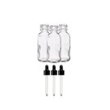 Aropi Şeffaf Cam Şişe Damlalıklı 100 ml 100 Adet