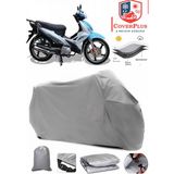 Arora Ar 100-7 Branda Gri Motosiket Brandası Motor Örtüsü Çadır Su Geçirmez Motosiklet Kılıfı Motor Brandası,lastikli,taşıma Torbalı - Arka Çanta UYUMSUZ