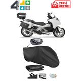 Arora AR 100-7 Siyah Arka Çanta Uyumsuz Ultra Kalın Su Geçirmez Motor Brandası