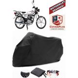 Arora Ar 100-8 Klasik Çelik Branda Siyah Motosiket Brandası Motor Örtüsü Çadır Su Geçirmez Motosiklet Kılıfı Motor Brandası,lastikli,taşıma Torbalı - Arka Çanta UYUMSUZ