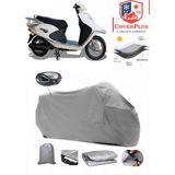 Arora Ar 100T 2A Special Branda Gri Arka Çanta Uyumlu(Topcase) Motosiket Brandası Motor Örtüsü Çadır Su Geçirmez Motosiklet Kılıfı Motor Brandası,lastikli,taşıma Torbalı