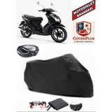 Arora Ar 150T-15 Branda Siyah Arka Çanta Uyumlu(Topcase) Motosiket Brandası Motor Örtüsü Çadır Su Geçirmez Motosiklet Kılıfı Motor Brandası,lastikli,taşıma Torbalı