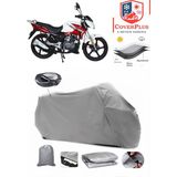 Arora Ar 185-20 Fırtına Branda Gri Arka Çanta Uyumlu(Topcase) Motosiket Brandası Motor Örtüsü Çadır Su Geçirmez Motosiklet Kılıfı Motor Brandası,lastikli,taşıma Torbalı