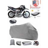 Arora Ar 200 Gy Cross Branda Gri Arka Çanta Uyumlu(Topcase) Motosiket Brandası Motor Örtüsü Çadır Su Geçirmez Motosiklet Kılıfı Motor Brandası,lastikli,taşıma Torbalı