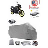 Arora Ars 200 Branda Gri Arka Çanta Uyumlu(Topcase) Motosiket Brandası Motor Örtüsü Çadır Su Geçirmez Motosiklet Kılıfı Motor Brandası,lastikli,taşıma Torbalı
