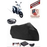 Arora Boss 125 Branda Siyah Arka Çanta Uyumlu(Topcase) Motosiket Brandası Motor Örtüsü Çadır Su Geçirmez Motosiklet Kılıfı Motor Brandası,lastikli,taşıma Torbalı