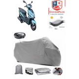 Arora Bravo 50 Branda Gri Arka Çanta Uyumlu(Topcase) Motosiket Brandası Motor Örtüsü Çadır Su Geçirmez Motosiklet Kılıfı Motor Brandası,lastikli,taşıma Torbalı