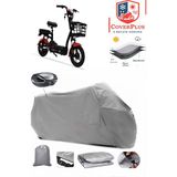 Arora Casper New Branda Gri Arka Çanta Uyumlu(Topcase) Motosiket Brandası Motor Örtüsü Çadır Su Geçirmez Motosiklet Kılıfı Motor Brandası,lastikli,taşıma Torbalı