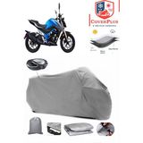 Arora CK250 Branda Gri Arka Çanta Uyumlu(Topcase) Motosiket Brandası Motor Örtüsü Çadır Su Geçirmez Motosiklet Kılıfı Motor Brandası,lastikli,taşıma Torbalı