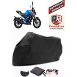Arora CK250 Branda Siyah Motosiket Brandası Motor Örtüsü Çadır Su Geçirmez Motosiklet Kılıfı Motor Brandası,lastikli,taşıma Torbalı - Arka Çanta UYUMSUZ