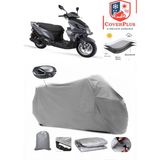 Arora Crv 125 Branda Gri Arka Çanta Uyumlu(Topcase) Motosiket Brandası Motor Örtüsü Çadır Su Geçirmez Motosiklet Kılıfı Motor Brandası,lastikli,taşıma Torbalı