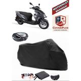 Arora Crv 125 Branda Siyah Arka Çanta Uyumlu(Topcase) Motosiket Brandası Motor Örtüsü Çadır Su Geçirmez Motosiklet Kılıfı Motor Brandası,lastikli,taşıma Torbalı