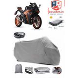 Arora Gp 250 Branda Gri Arka Çanta Uyumlu(Topcase) Motosiket Brandası Motor Örtüsü Çadır Su Geçirmez Motosiklet Kılıfı Motor Brandası,lastikli,taşıma Torbalı