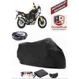 Arora Gs 525 Branda Siyah Arka Çanta Uyumlu(Topcase) Motosiket Brandası Motor Örtüsü Çadır Su Geçirmez Motosiklet Kılıfı Motor Brandası,lastikli,taşıma Torbalı