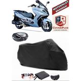 Arora Gt 250 Branda Siyah Arka Çanta Uyumlu(Topcase) Motosiket Brandası Motor Örtüsü Çadır Su Geçirmez Motosiklet Kılıfı Motor Brandası,lastikli,taşıma Torbalı