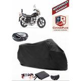 Arora Jaguar 125 Branda Siyah Arka Çanta Uyumlu(Topcase) Motosiket Brandası Motor Örtüsü Çadır Su Geçirmez Motosiklet Kılıfı Motor Brandası,lastikli,taşıma Torbalı