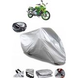 Arora Ks 150-23 Arka Çanta Uyumlu Motosiklet Brandası Lüx Kalite Kalın Yüksek Kalite - Gri