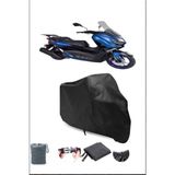 Arora Max Pro Uyumlu Siyah Motorsiklet Branda, Motor Örtüsü